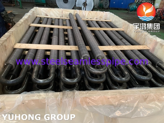 ASTM A106 Gr.B Carbon Steel U Bend Finned Tube For Heat Exchanger Tube NDE Available