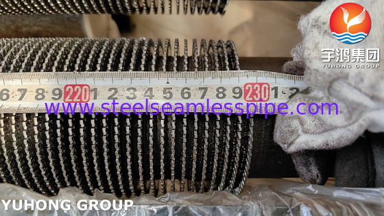 Serrated Finned Tube ASTM A335 Gr. P9 Alloy Steel HFW Heat Exchanger Fin Tube