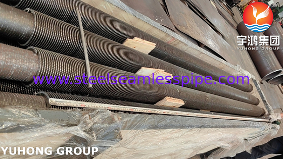Serrated Finned Tube ASTM A335 Gr. P9 Alloy Steel HFW Heat Exchanger Fin Tube