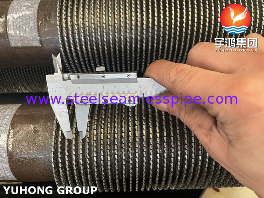 Serrated Finned Tube ASTM A335 Gr. P9 Alloy Steel HFW Heat Exchanger Fin Tube