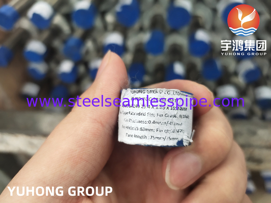 ASME SA249 TP304 Stainless Steel Fin Tube For Condenser