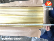 Copper Nickel Alloy Seamless Tubes ASTM B111 C44300 Admiralty Brass Tubes  Generator Cooling Raditor