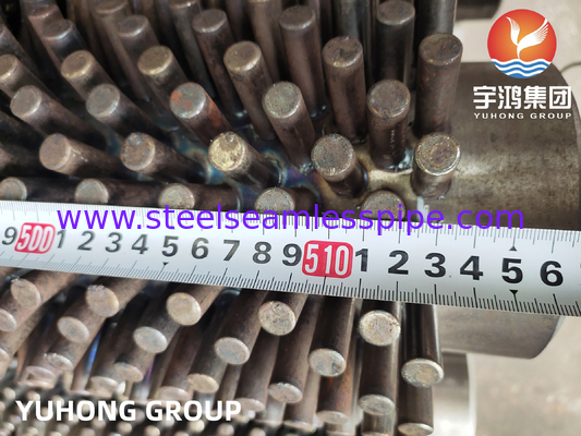 Studded Finned Tube Nailhead Tube For Heat Transfer Boiler Tube Fin Tube For Condenser Air Cooling Tank