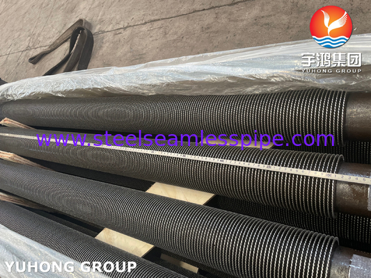 HFW Helical Spiral Serrated Finned Tube For Radiator Heat Exchanger