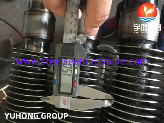 Spiral G Finned Tube ASTM A179 Heat Exchanger For Industrial Applications Bonding Test