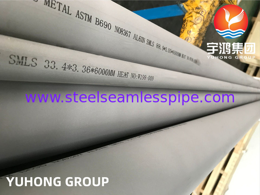 ASTM B690 Alloy 8367 Nickel Chromium Molybdenum Alloy Seamless Pipe  Natural Gas Oil