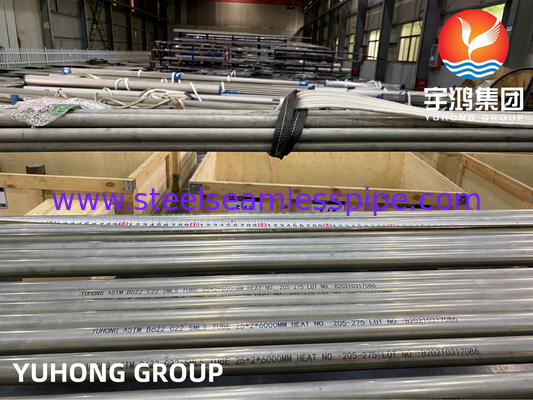 ASME SB622 N06022 Hastelloy C22 Nickel Alloy Tube