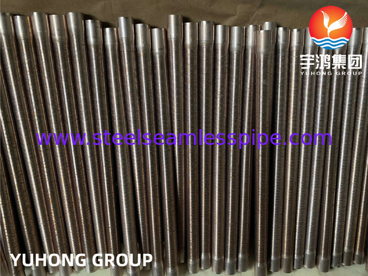ASTM B111 C70600 O61 Copper Nickel Alloy Low Fin Tube For Heat Exchanger