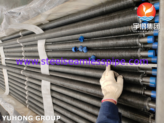 Spiral G Finned Tube ASTM A179 for Condenser Heat Exchager NDT Available