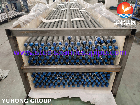 Spiral G Finned Tube ASTM A179 for Condenser Heat Exchager NDT Available