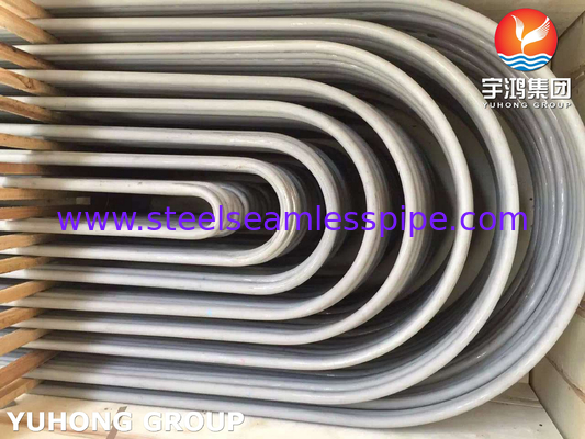 SS Seamless ASTM A213 / ASME SA213 TP321 / TP321H / TP347H Boiler U Bend Tube