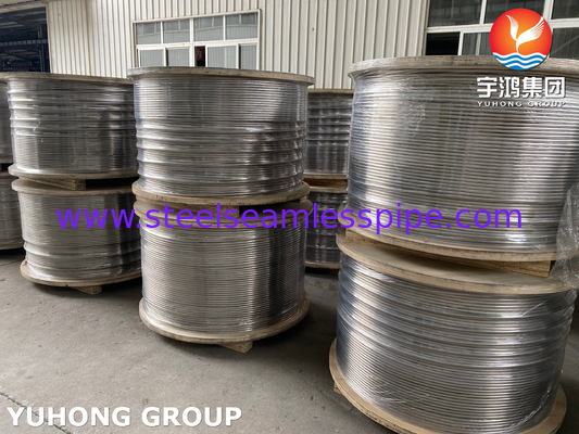 Stainless Steel Coil Tube ASTM A269 304/ 316L  Heat Exchanger Tube Coil tubing for Oil Field Cooling Water Tube