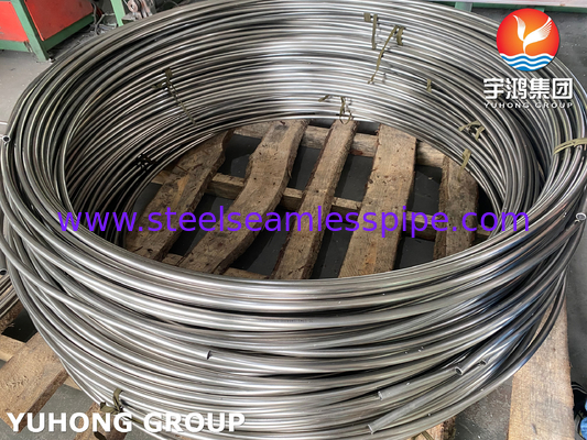 Stainless Steel Coil Tube ASTM A269 304/ 316L  Heat Exchanger Tube Coil tubing for Oil Field Cooling Water Tube