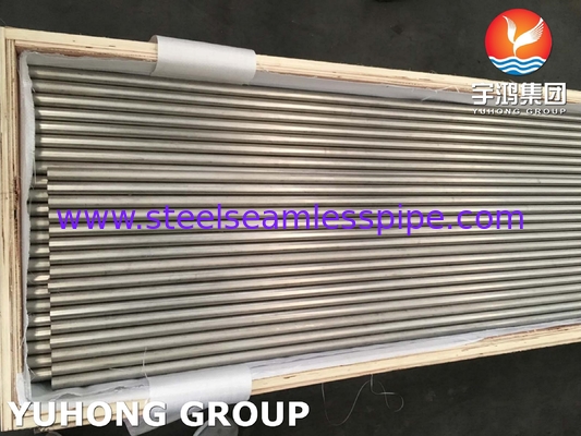 Pure Ti Titanium ASTM B338 GR2,GR.7 GR.9 Titanium Alloy Tubes For Heat Exchanger