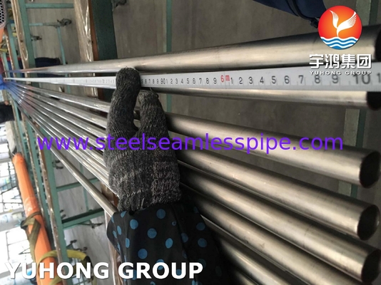 Pure Ti Titanium ASTM B338 GR2,GR.7 GR.9 Titanium Alloy Tubes For Heat Exchanger