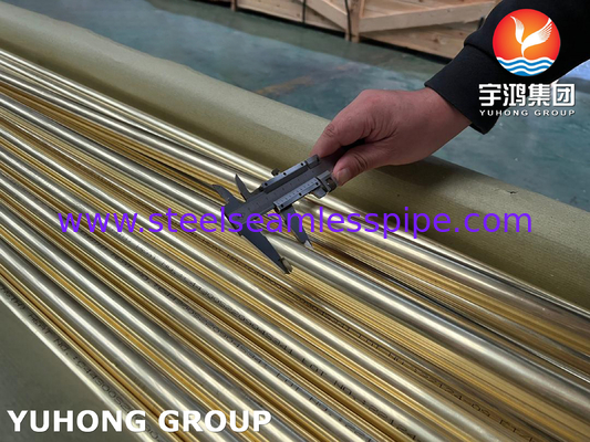 Copper Nickel  Tube  ASTM B111 C70600 C68700 C44300 Seamless Brass Admitary Water  Tube  Heat Exchanger ,Condenser