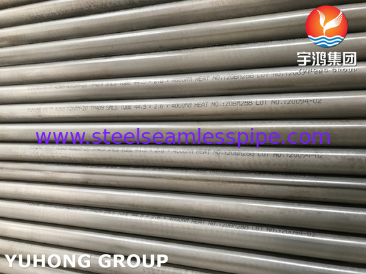 Stainless Steel Seamless Tube Ferrite ASTM A268 TP405 TP409 TP410 TP430 TP403Ti Pickled Annealed Heat Exchanger