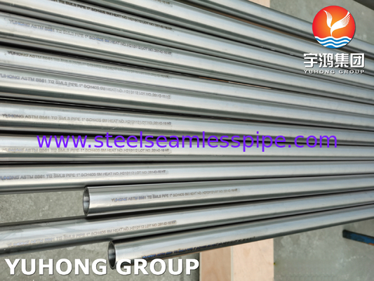 ASTM B861 GR.2 Titanium Alloy Steel Seamless Pipe Heat Exchanger Condenser Electric Appliance