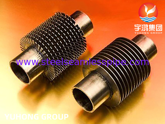 ASTM B111 HFW 70% Cu 30% Ni C71500 Copper Alloy Steel Fin Tube For Radiador