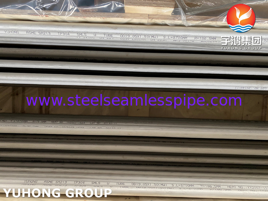 ASTM A269 ASTM A213 TP 316 U Bend Stainless Steel Seamless  Tube Coil Tubing U TUBE Heat Exchanger Tube Oil Industry