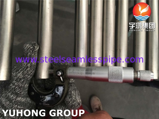 Titanium Seamless Tube  ASTM B338 Gr2 Gr9 Titanium Exhaust Pipe Heat Exchanger Tube