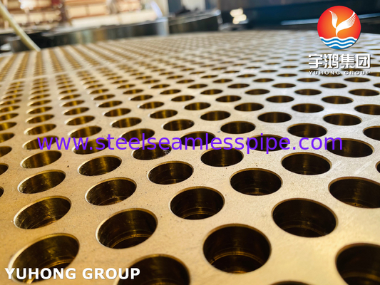 ASME SB171 C71500 Copper Nickel Alloy Tube Sheet for Heat Exchanger Application