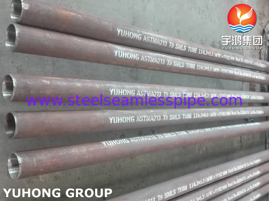 ASTM A213 SMLS Alloy Steel T9 Heat Exchanger , Boiler Tubes