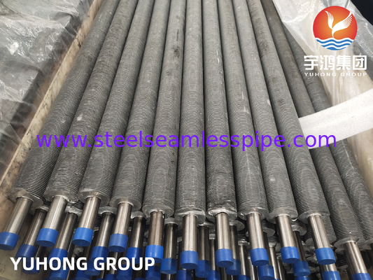 Stainless Steel ASME SA249 TP304 Embedded AL Fin Tube Applied In Heat Exchange