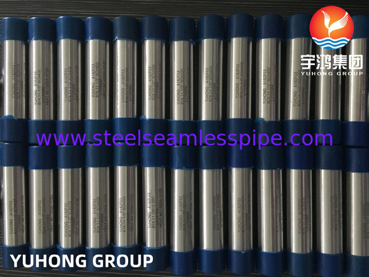 Forged Fittings ASTM A182 F53, UNS S32750 Super Duplex Stainless Steel Threaded Nipple