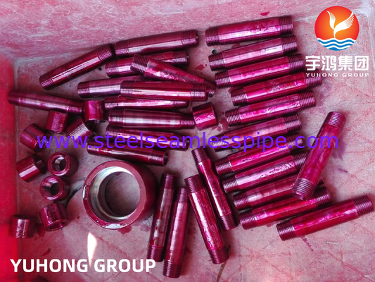 Forged Fittings ASTM A182 F53, UNS S32750 Super Duplex Stainless Steel Threaded Nipple