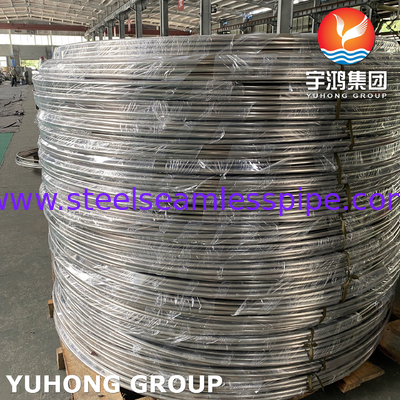 ASTM A269 TP316 (316L, TP304, TP304L, TP310S) Stainless Steel Coil Tube Bright Annealed For Oil And Gas