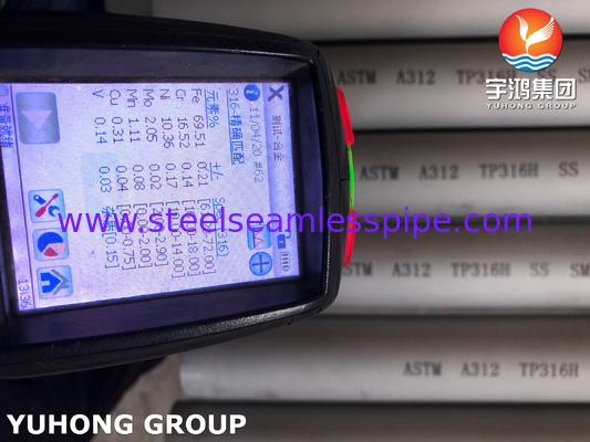 ASTM A312 TP316H, UNS S31609 Stainless Steel Seamless Pipe For Oil And Gas Plant