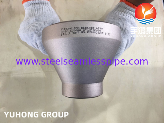 Copper Nickel Butt Weld Fitting Ecc Reducer ASTM B466 C70600 B16.9 Boiler Pump Oil