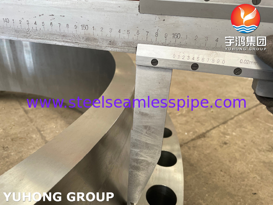 ASTM A105 / A105N Forged Carbon Steel Body Flange Heat Exchanger Component