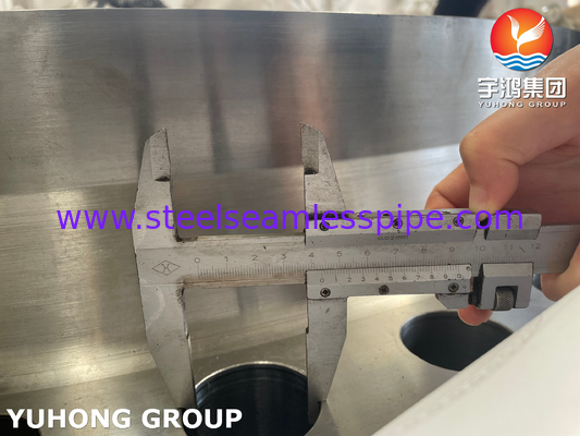ASTM A105 / A105N Forged Carbon Steel Body Flange Heat Exchanger Component