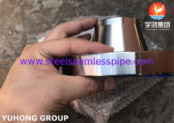 ASTM A182 F316L ASME B16.5 Stainless Steel Weld Neck RF Forged Flange For Water Treatment