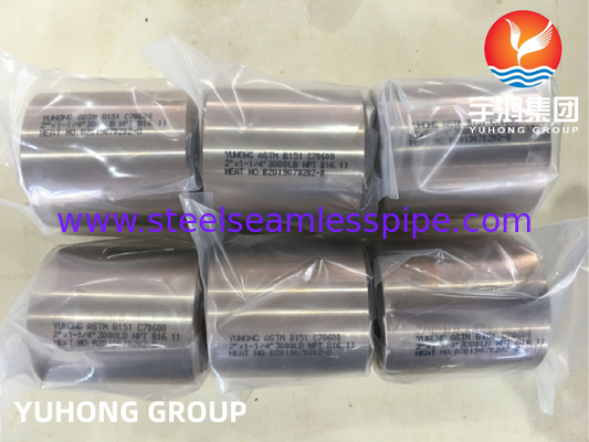 ASTM B151 C70600 Copper Nickel Forged Threaded Pipe Fitting B16.11