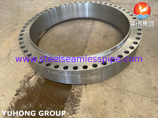 ASTM A105 / A105N Forged Carbon Steel Body Flange Heat Exchanger Component