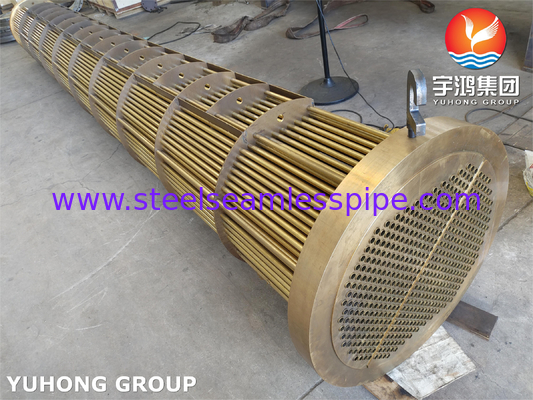 Copper Alloy Steel Straight Tube Bundle As Heat Exchanger Parts