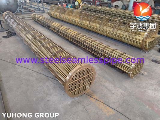 Copper Alloy Steel Straight Tube Bundle As Heat Exchanger Parts