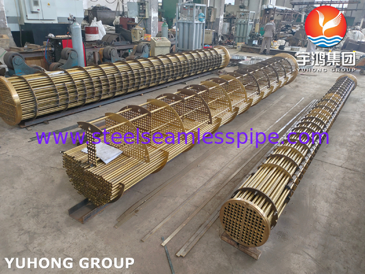 Copper Alloy Steel Straight Tube Bundle As Heat Exchanger Parts