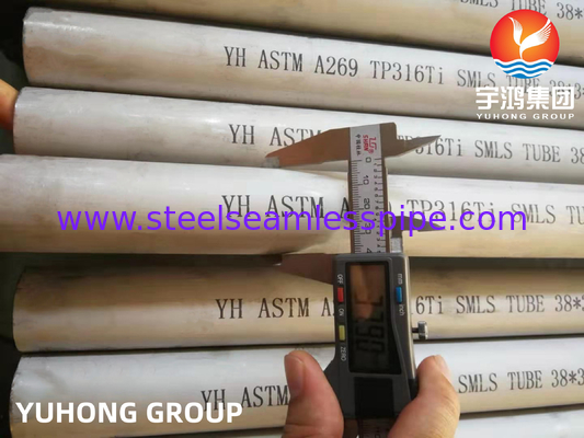 ASTM A269 TP316Ti, UNS S31635 Stainless Steel Seamless Tube For Heat Exchangers Boilers