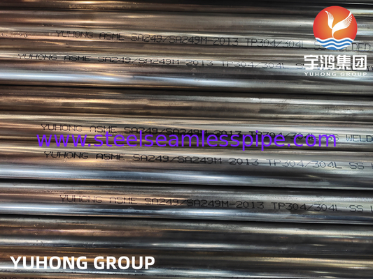 ASME SA249 TP304/304L 1.4301/1.4307 Stainless Steel Bright Annealed Welded Tube