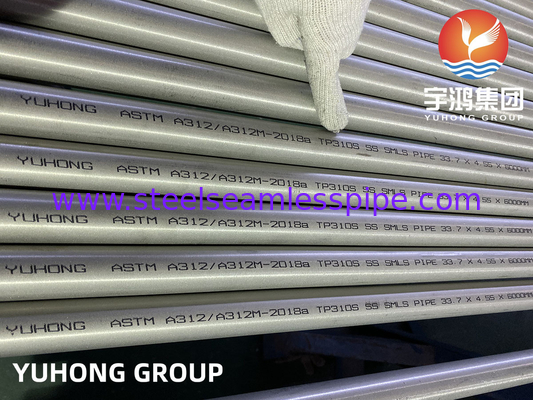 ASTM A312 TP310H TP310S Seamless Austenitic Stainless Steel Pipes