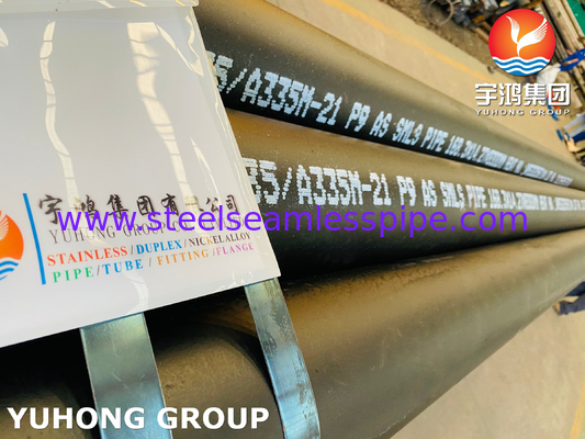 ASTM A335/ASME SA335 P5 P9 P11 P12 P22 P91 P92 Alloy Seamless Steel Pipe for Power Plant Oil Furnace