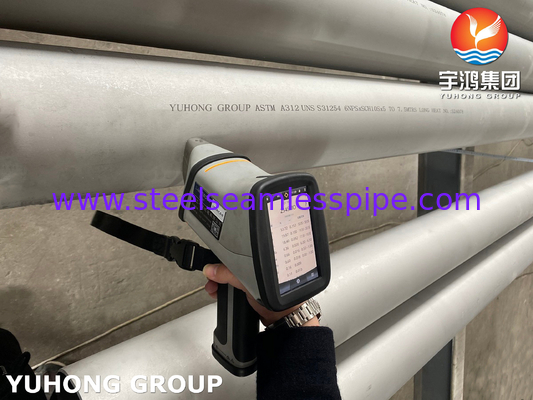 ASTM A312 UNS S31254, 254SMO Duplex Stainless Steel Seamless Pipe For Oil And Gas Plant