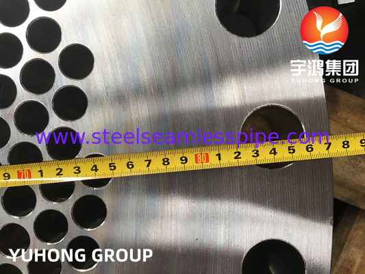 ASTEM A182 F316L Stainless Steel Tubesheet Forged For Heat Exchanger PT Availble