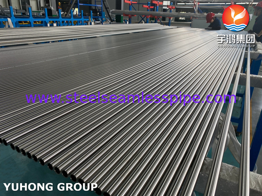 Bright Annealed Stainless Steel Tube ASTM A269 Seamless Welded Tube 180 GRIT POLISHED