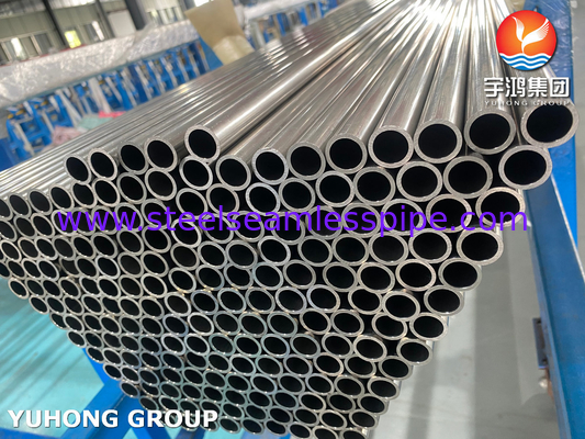 Bright Annealed Stainless Steel Tube ASTM A269 Seamless Welded Tube 180 GRIT POLISHED