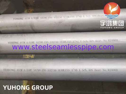 Stainless Steel Welded Pipes ASTM A790 Super Duplex UNS S32750